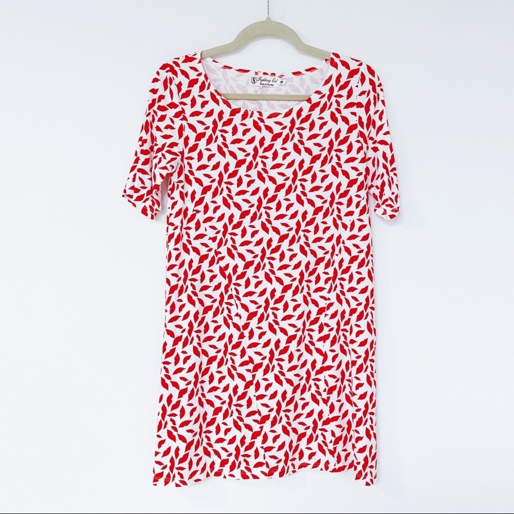 Fighting Eel - Kiss Print Dress